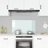 vidaXL Dosseret de cuisine Blanc 90x50 cm Verre trempé