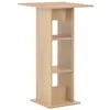 vidaXL Table de bar Chêne 60x60x110 cm