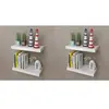 vidaXL Étagères murales 4 pcs Blanc 40 cm