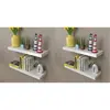 vidaXL Étagères murales 4 pcs Blanc 60 cm