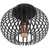 Freelight Plafonnier Aglio, Ø 25 cm, noir, métal