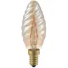 spl Ampoule Bougie Torsadée Led E14 C35 1.5w 140 Lm Doré