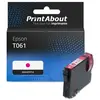 PrintAbout Cartouche compatible Epson T061 (C13T061340) - Magenta