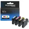 PrintAbout Cartouche compatible Epson T0615 - 4 couleurs - Multipack