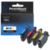 PrintAbout huismerk Inktcartridge 18XL (C13T18164012) 4-kleuren Multip...