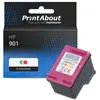 PrintAbout Cartouche compatible HP 901 (CC656AE) - 3-couleurs