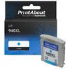 PrintAbout Cartouche compatible HP 940XL (C4907AE) - Cyan - Grande capacité