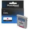 PrintAbout Cartouche compatible HP 940XL (C4908AE) - Magenta - Grande capacité
