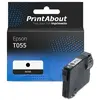 PrintAbout Cartouche compatible Epson T055 (C13T055140) - Noir