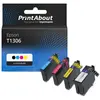 PrintAbout Cartouche compatible Epson T1306 - 4 couleurs - Multipack