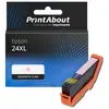 PrintAbout Cartouche compatible Epson 24XL (C13T24364012) - Magenta clair - Grande capacité