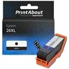 PrintAbout Cartouche compatible Epson 26XL (C13T26214012) - Noir - Grande capacité