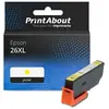 PrintAbout huismerk Inktcartridge 26XL (C13T26344012) Geel Hoge capaci...