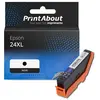 PrintAbout Cartouche compatible Epson 24XL (C13T24314012) - Noir - Grande capacité