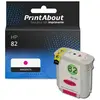 PrintAbout huismerk Inktcartridge 82 (C4912A) Magenta Geschikt voor HP