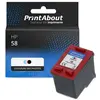 PrintAbout Cartouche compatible HP 58 (C6658A) - Couleurs des photos
