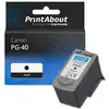 PrintAbout Cartouche compatible Canon PG-40 - Noir