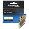 PrintAbout Cartouche compatible Brother LC-1100Y - Jaune