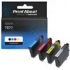 PrintAbout Cartouche compatible Epson T071 (C13T071540) - 4 couleurs - Multipack