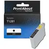 PrintAbout Cartouche compatible Epson T1281 - Noir
