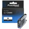 PrintAbout Cartouche compatible Brother LC-1240BK - Noir