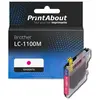 PrintAbout Cartouche compatible Brother LC-1100M - Magenta