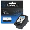 PrintAbout Cartouche compatible Canon PG-512 - Noir - Grande capacité