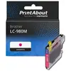 PrintAbout Cartouche compatible Brother LC-980M - Magenta
