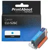 PrintAbout Cartouche compatible Canon CLI-526C - Cyan