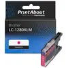 PrintAbout Cartouche compatible Brother LC-1280XLM - Magenta - Grande capacité