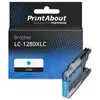 PrintAbout Cartouche compatible Brother LC-1280XLC - Cyan - Grande capacité