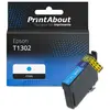 PrintAbout Cartouche compatible Epson T1302 - Cyan