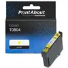 PrintAbout Cartouche compatible Epson T0804 - Jaune