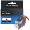 PrintAbout Cartouche compatible Canon BCI-3eBK - Noir