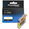 PrintAbout Cartouche compatible Brother LC-1000Y - Jaune