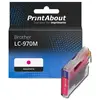 PrintAbout Cartouche compatible Brother LC-970M - Magenta