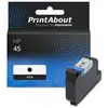 PrintAbout Cartouche compatible HP 45 (51645AE) - Noir