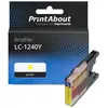 PrintAbout Cartouche compatible Brother LC-1240Y - Jaune
