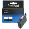 PrintAbout Cartouche compatible Epson T0801 - Noir