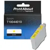 PrintAbout Cartouche compatible Epson T10044010 - Jaune