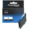 PrintAbout Cartouche compatible Epson T0482 (C13T048240) - Cyan