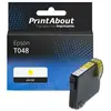 PrintAbout Cartouche compatible Epson T0484 (C13T048440) - Jaune