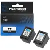 PrintAbout Cartouche compatible HP 338 (CB331EE) - pack de 2 - Noir - Multipack