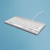 Clavier Ergonomique R-go Compact Break Qwerty (de) - Blanc
