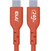 Club 3D CAC-1511 Câble USB 2 Type-C Bi-directionnel USB-IF Certifié 480Mb PD 240W (48V/5A) EPR Mâle/Mâle 1 m
