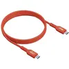 CLUB3D CAC-1515 CÂBLE USB 4 M USB 2.0 USB C ORANGE, ROUGE