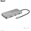 Club 3D USB Gen1 Type-C 9-in-1 hub - Station d'accueil - USB-C - VGA H...