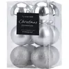 Home & Styling collection Koopman - Set de boules de Noël, ø 6 cm, 12 pièces