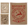 Toile de jute sac de noel, 70 cm
