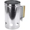 AC-DÉCO Allume-barbecue rapide - Métallique - Ø 16 x 27,5 cm